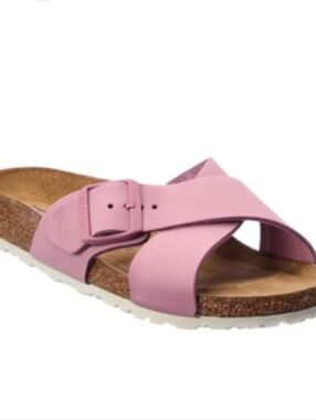 Birkenstock Women's Siena Nubuk Leather Orchid Sandals